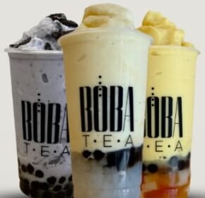 Fotografía real de referencia de Boba Tea para la categoría smoothies